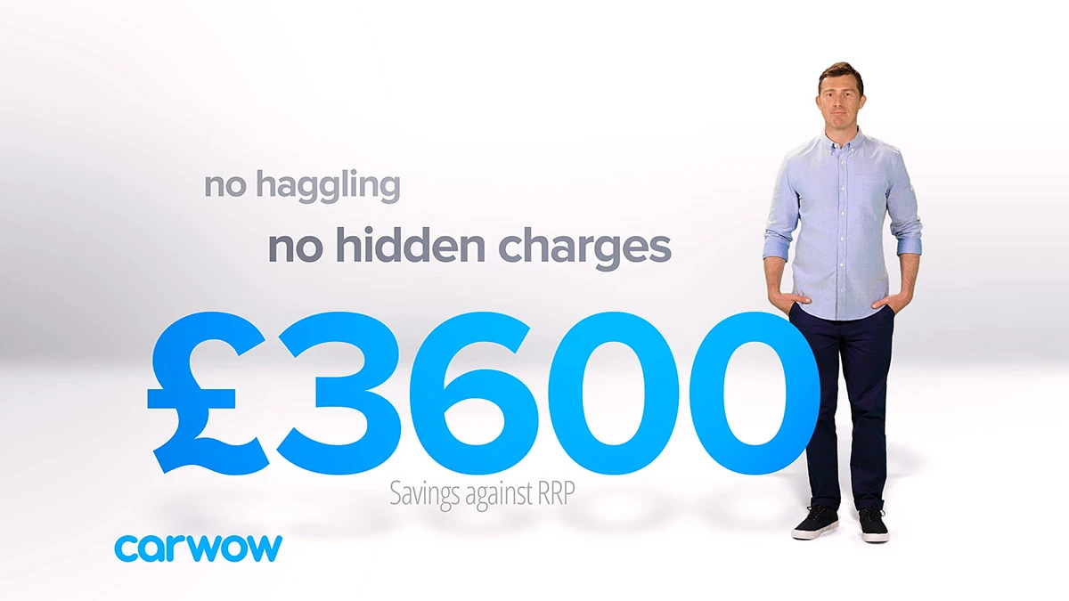 Carwow television advertising campaign still
