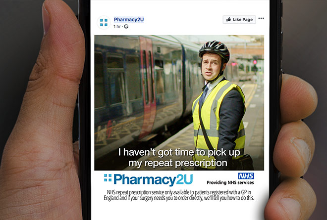 Pharmacy2u Social Media Adverts